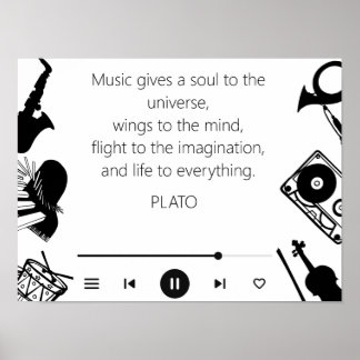 Musikcitat Poster
