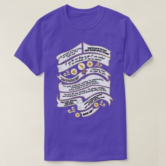 Musikcitat T Shirt (Design framsida)
