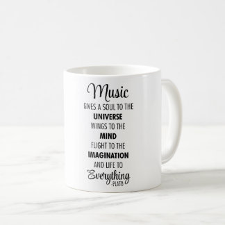 Musikcitationstecken Kaffemugg