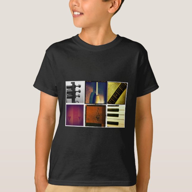 MusikCollage T Shirt (Framsida)