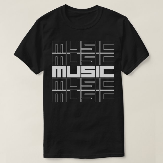 musikdesign t shirt (Design framsida)