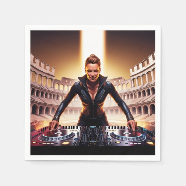 Musikdesignande Pappersservett (Framsidan)