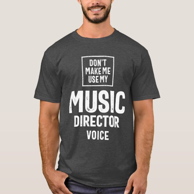 Musikdirektör Yrke Birthday Worker T Shirt (Framsida)