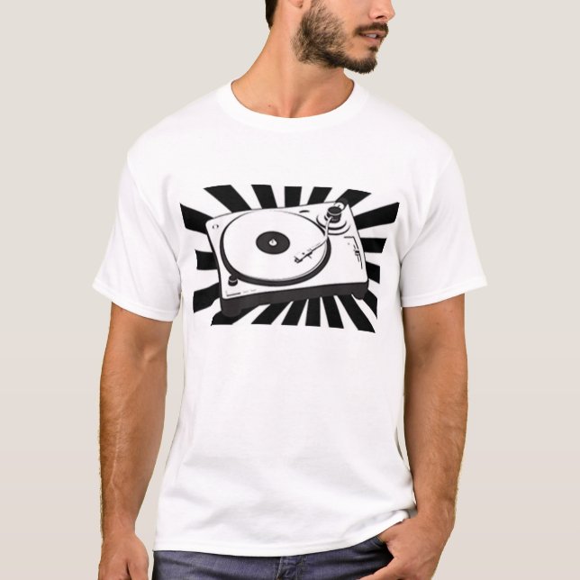 musikdj-tshirt tee shirt (Framsida)