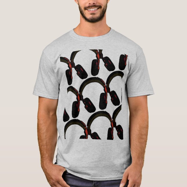 Musikdjungeltelefon Tee Shirt (Framsida)