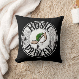 Musikdriven dekorativ kudde