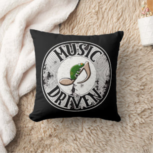 Musikdriven dekorativ kudde