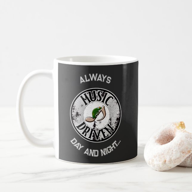 Musikdriven Kaffemugg (Med munk)
