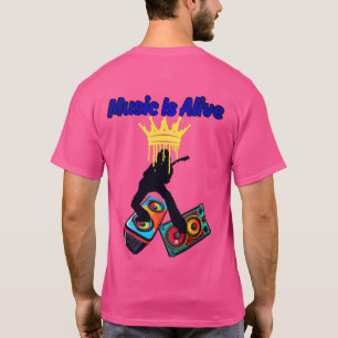 Musiken är vid liv t shirt