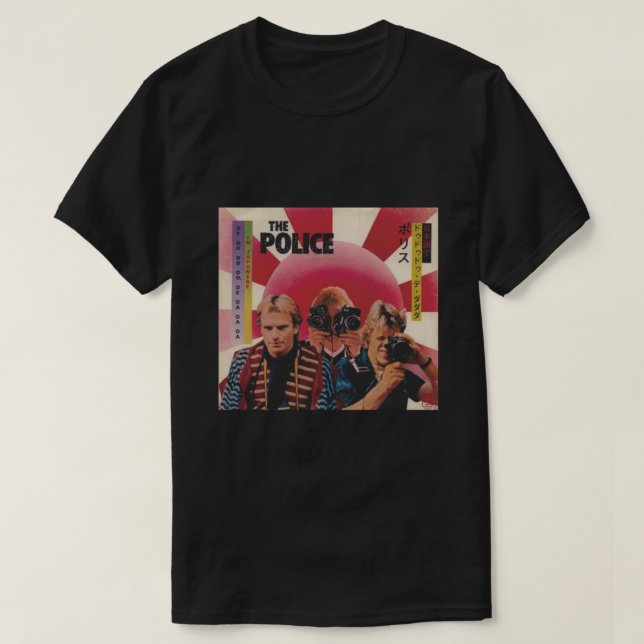Musiken ger polisen en signal t shirt (Design framsida)