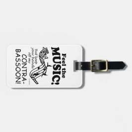 Musiken känns i Contrabasson Bagagebricka