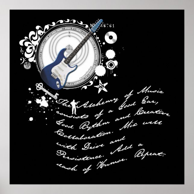 Musikens alkemi poster (Framsidan)