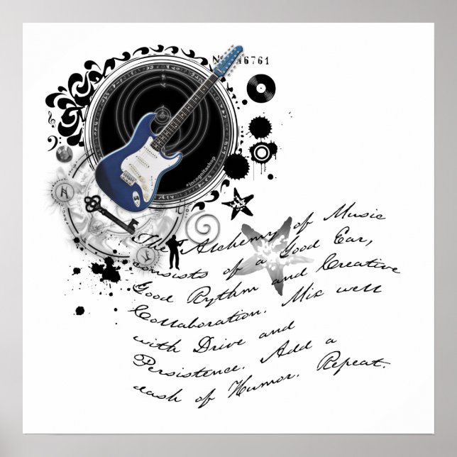 Musikens alkemi poster (Framsidan)