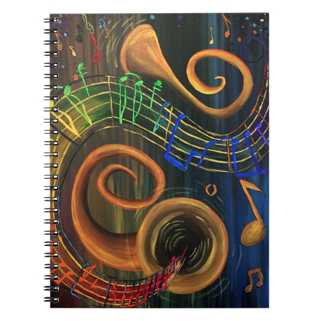 Musikens art anteckningsbok (Framsidan)