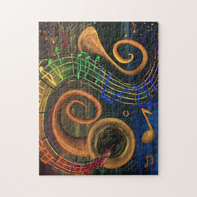 Musikens art pussel (Vertikal)