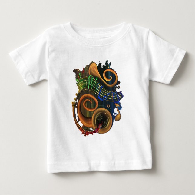 Musikens art t shirt (Framsida)