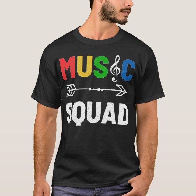 Musikens bästa vängrupp är arméns bästa vän: t shirt (Framsida)