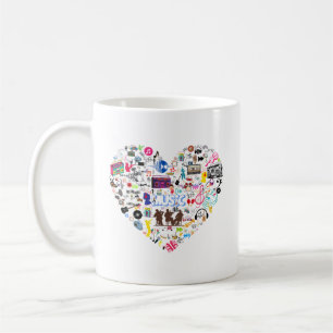 Musikens hjärta kaffemugg