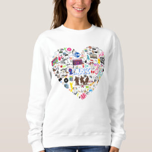 Musikens hjärta t shirt