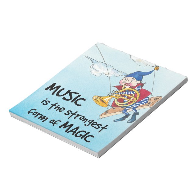 Musikens magi anteckningsblock (Roterad)
