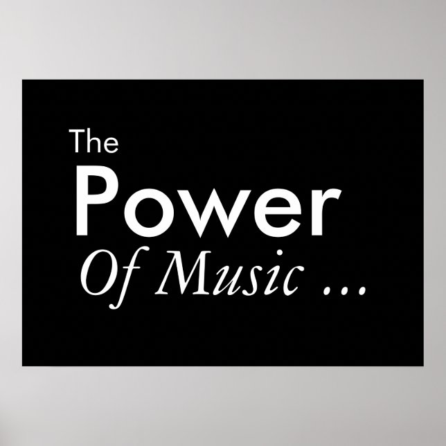 Musikens makt poster (Framsidan)