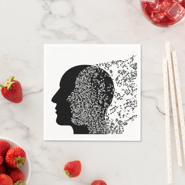 Musikens sinne pappersservett (Insitu)