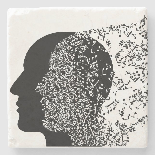 Musikens sinne stenunderlägg (Framsidan)