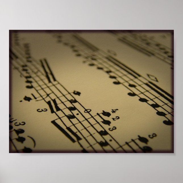 Musikens språk poster (Framsidan)