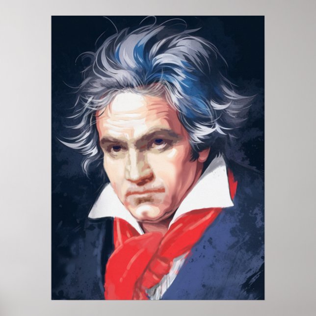 Musikens titans: Beethoven Poster (Framsidan)