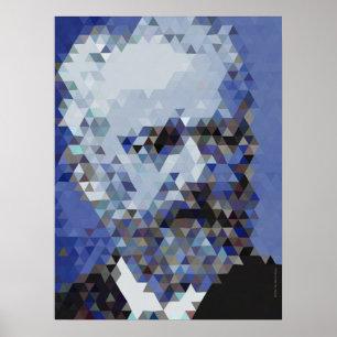 Musikens titans: Tchaikovskij Poster (låg-poly)