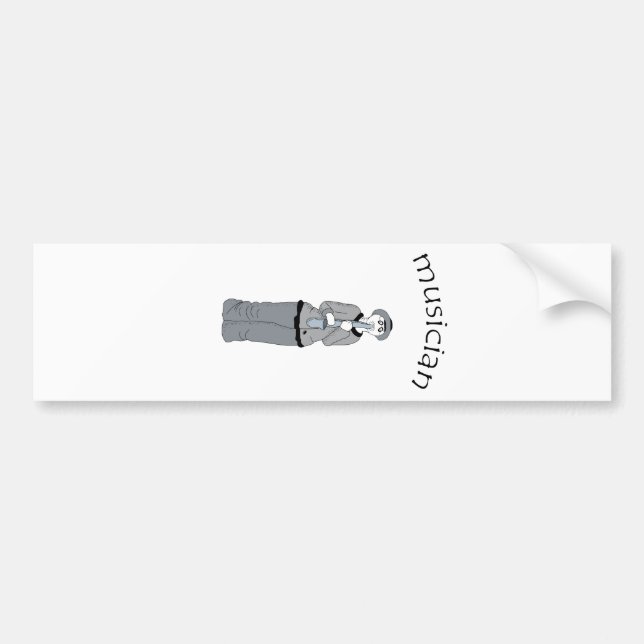 musiker bildekal (Framsidan)