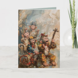 Musiker - Falt vykort