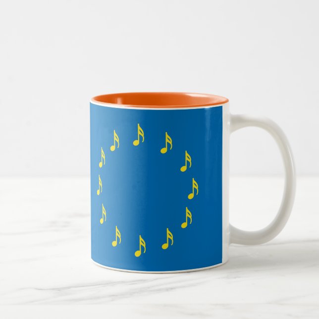 Musiker för EU-semiquaver i mugg (Höger)