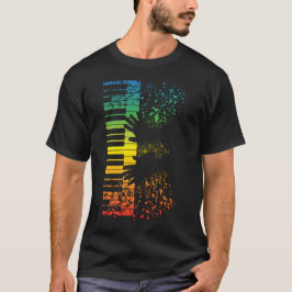 Musiker för musik för tangentbordpianogåvan t shirt