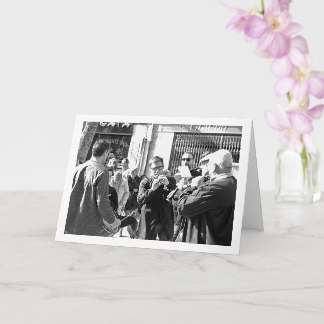 Musiker från Lliria, spansk porträtt Kort (Orkide)