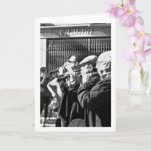 Musiker från Lliria, spanska Porträtt Kort