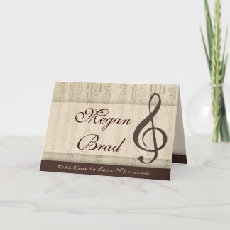 Musiker i kärlek kort