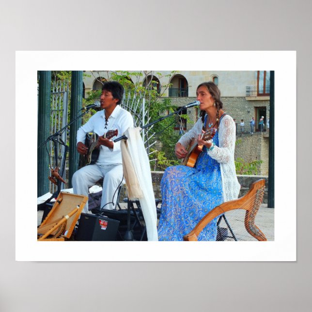 Musiker i Spanien Poster (Framsidan)