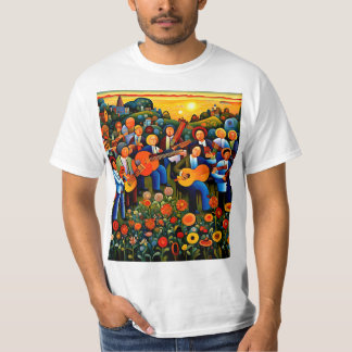 Musiker i trädgården 2 t shirt
