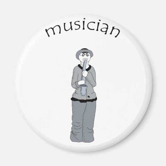 musiker magnet (Framsidan)