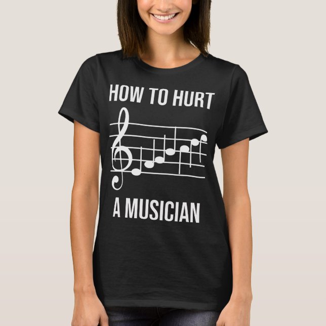 Musiker Marching Band Music Instrumentet är nyttig T Shirt (Framsida)