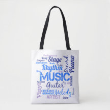 Musiker Musikälskare Word Cloud