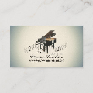 Musiker-/musiklärarevisitkort Visitkort