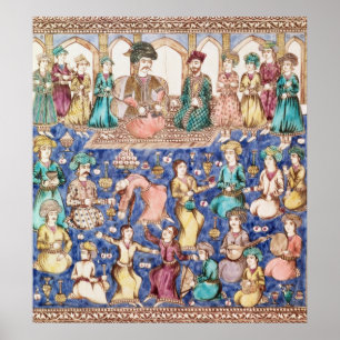 Musiker och dansare poster