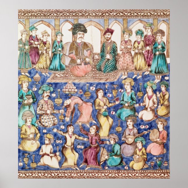 Musiker och dansare poster (Framsidan)