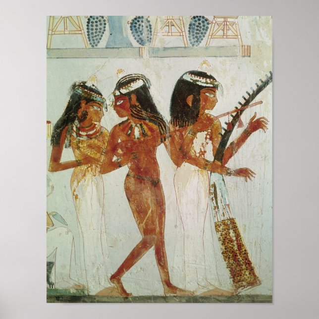 Musiker och en dansare poster (Framsidan)