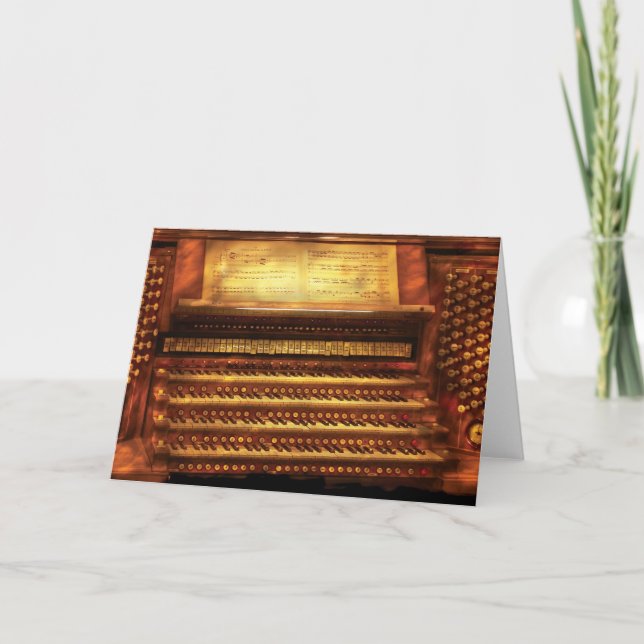 Musiker - Organist - leda i rörorgan Kort (Framsida)