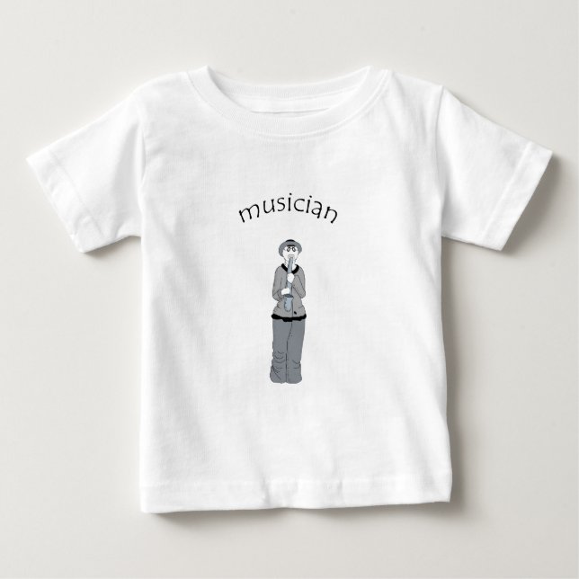 musiker tee shirt (Framsida)