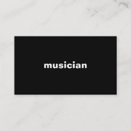 Musiker Visitkort