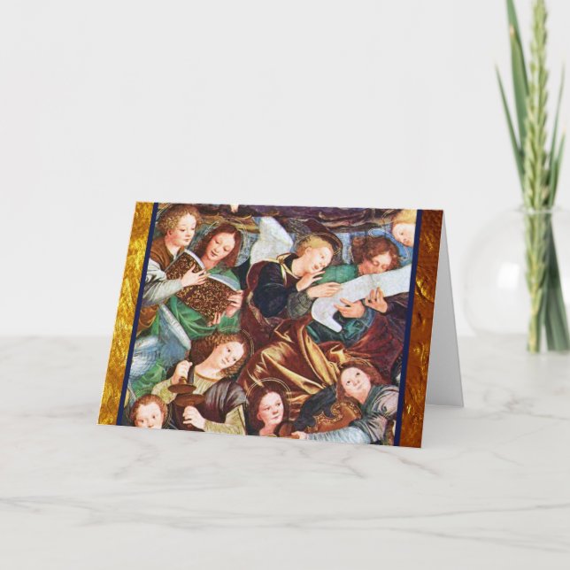 Musikeränglarinspiration Helgkort (Framsida)